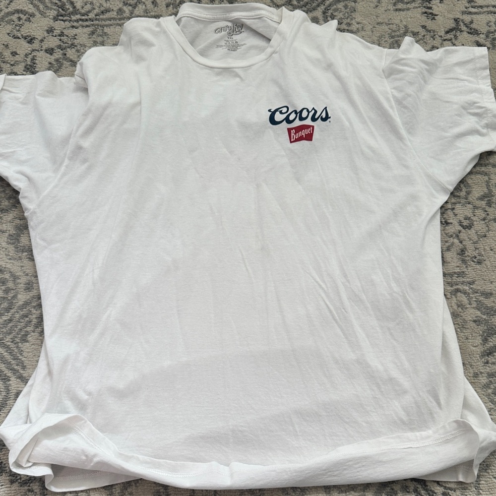 Coors Light White Short Sleeve Tee